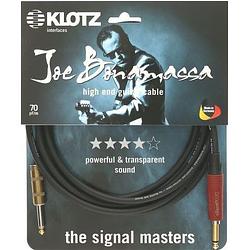 Foto van Klotz jbpsp045 joe bonamassa gitaarkabel met silent plug 4.5 meter recht