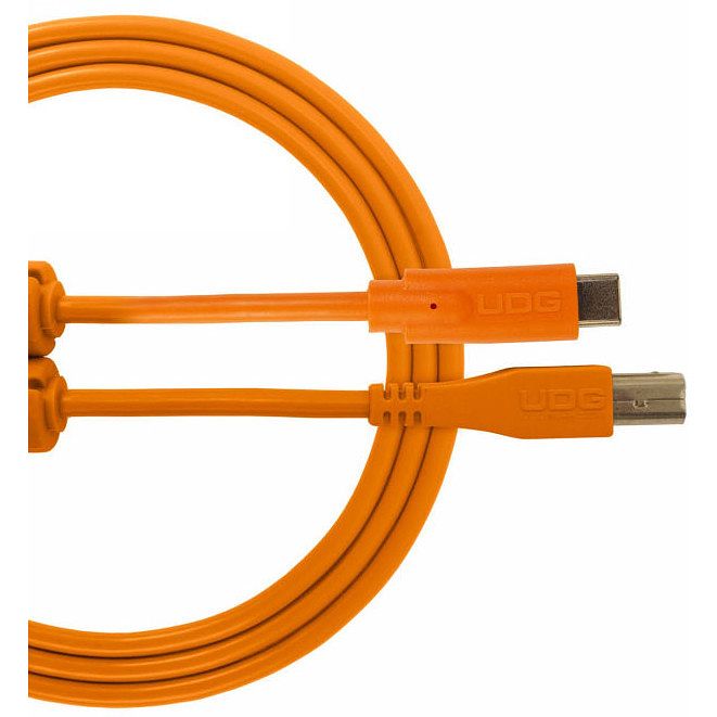 Foto van Udg u96001or usb 2.0 usb-c - usb-b 1.5 meter oranje