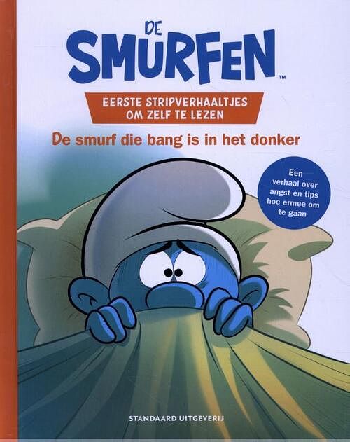 Foto van Eerste stripverhaaltjes om zelf te lezen - de smurf die bang is in het donker - hardcover (9789002273537)