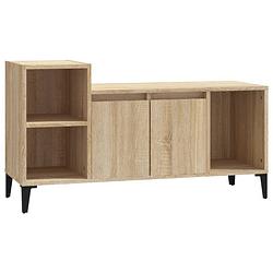 Foto van Vidaxl tv-meubel 100x35x55 cm bewerkt hout sonoma eikenkleurig