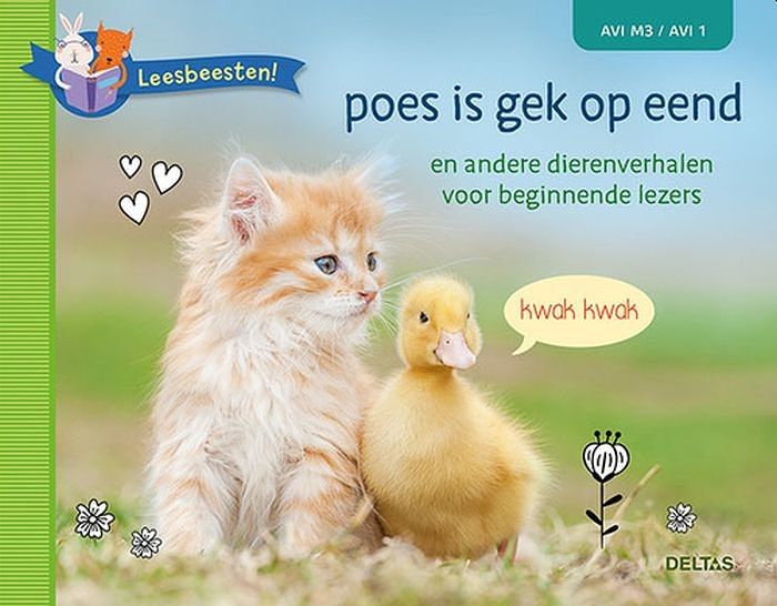 Foto van Leesbeesten! poes is gek op eend avi 1