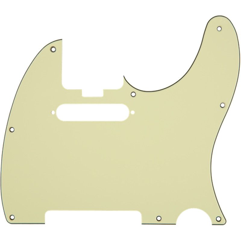 Foto van Fender elite tele pickguard mint green slagplaat voor fender american elite telecaster