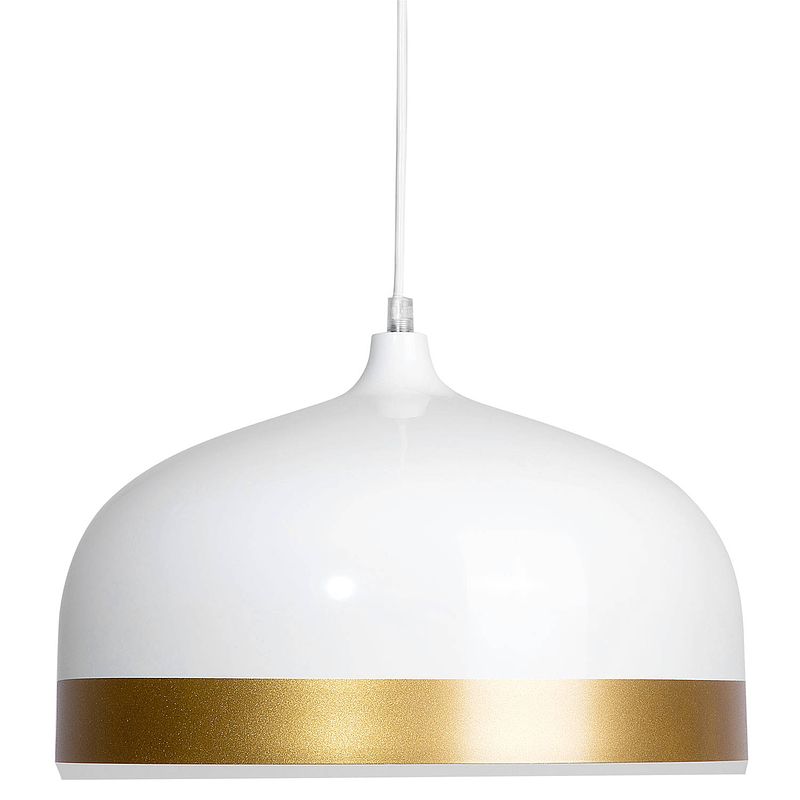 Foto van Beliani parina - hanglamp-wit-aluminium