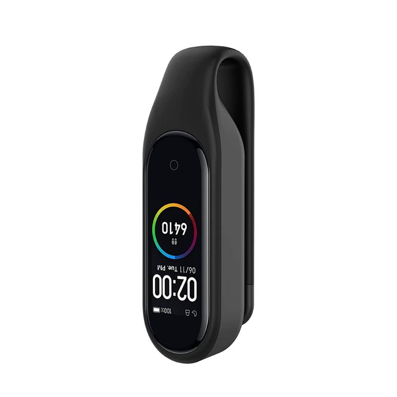 Foto van Broekriem houder voor xiaomi mi band 7 activity tracker clip voor mi band kleur blauw