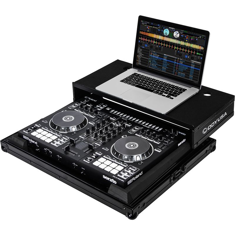 Foto van Odyssey frgsdj505bl flightcase voor roland dj-505 dj-controller