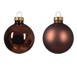 Foto van Decoris - kerstbal glas d5 cm esprss ass 12st kerst