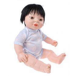 Foto van Berjuan babypop newborn met romper aziatisch 38 cm jongen