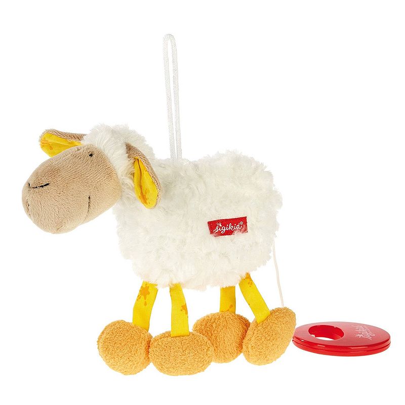 Foto van Sigikid muziekknuffel schaap wit 49305