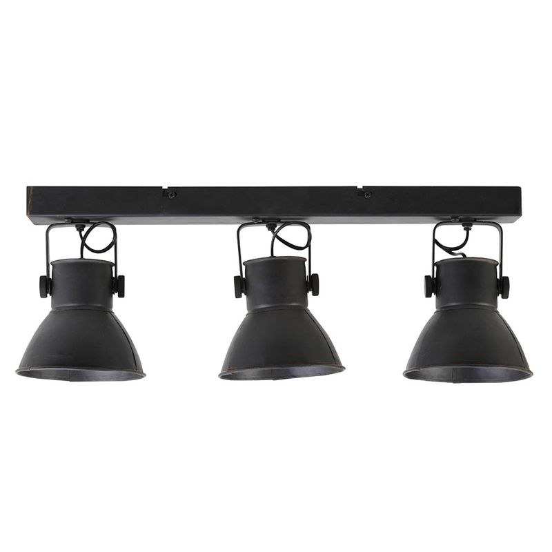 Foto van Light & living - hanglamp - 65x18x25 - zwart