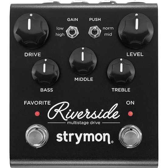 Foto van Strymon riverside midnight edition multistage drive effectpedaal