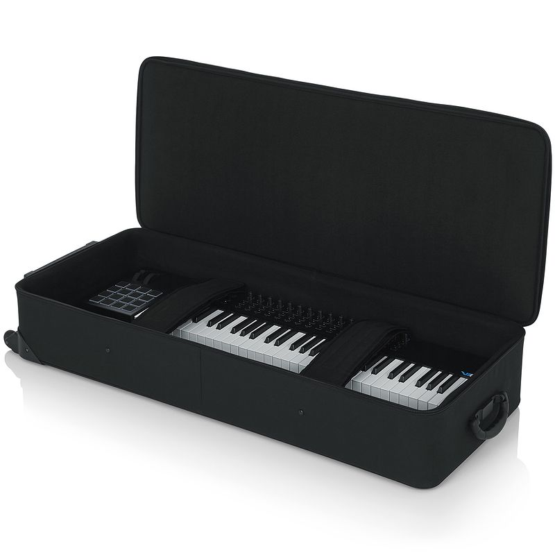Foto van Gator cases gk-61 zachte koffer voor 61-toetsen keyboard 109x45x17 cm