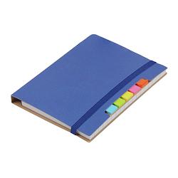 Foto van Pakket van 1x stuks schoolschriften/notitieboeken a6 harde kaft gelinieerd blauw - notitieboek