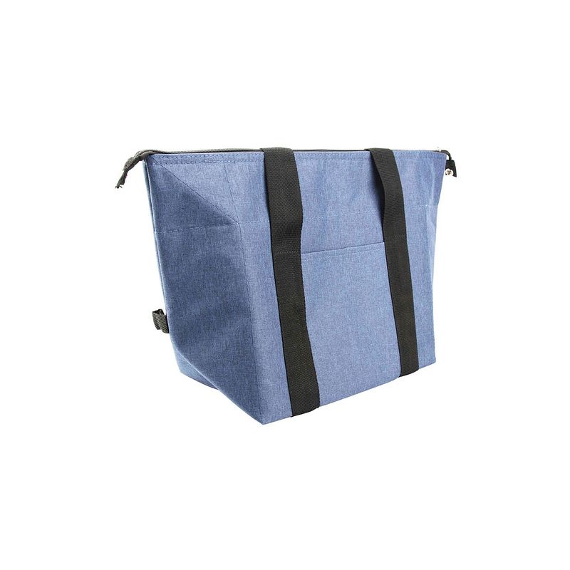 Foto van Koeltas / strandtas / picknicktas / lunch tas - blauw - 22l