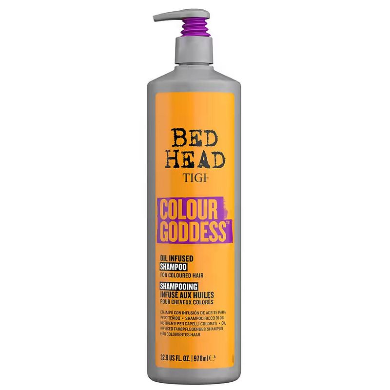 Foto van Bed head colour goddess shampoo voor gekleurd haar 970ml