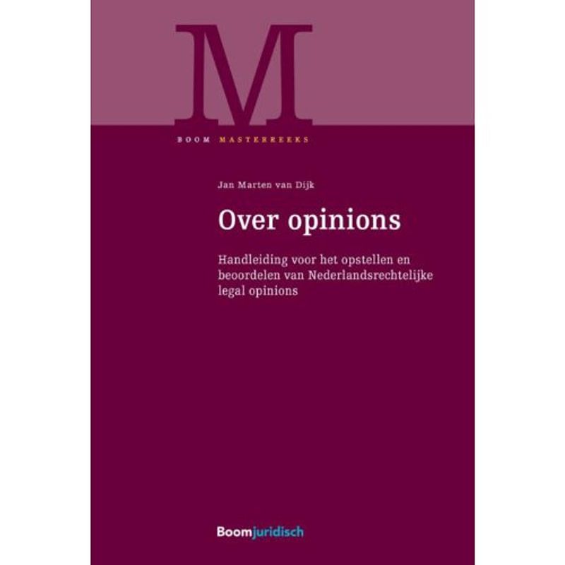 Foto van Over opinions - boom masterreeks