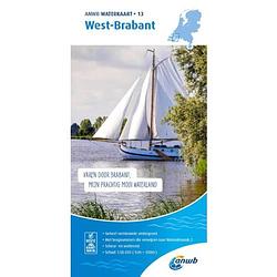 Foto van Waterkaart 13. west-brabant - anwb waterkaart