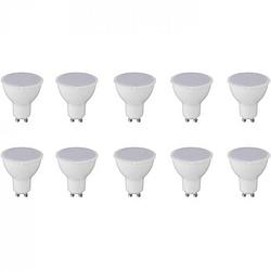 Foto van Led spot 10 pack - aigi - gu10 fitting - 8w - warm wit 3000k