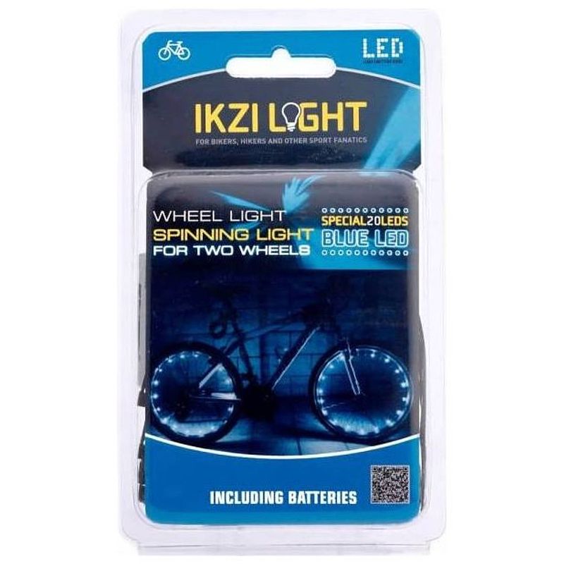 Foto van Ikzi wielverlichting voor 2 wielen rode leds