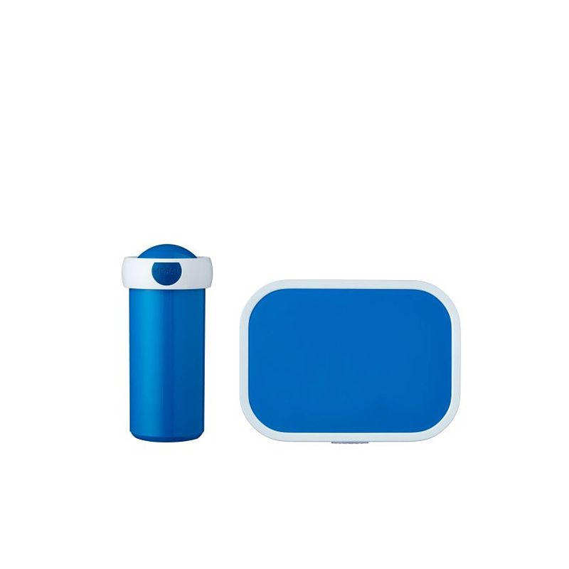 Foto van Mepal lunchset (schoolbeker & lunchbox) campus blauw