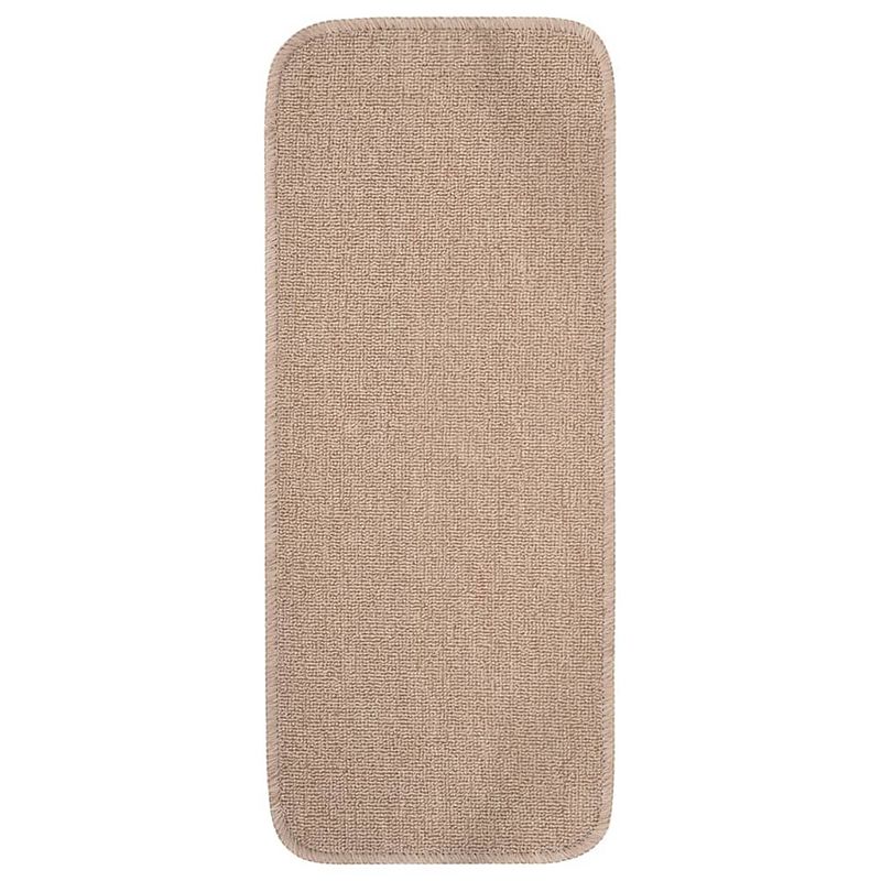 Foto van Vidaxl trapmatten 15 st anti-slip rechthoekig 60x25 cm beige