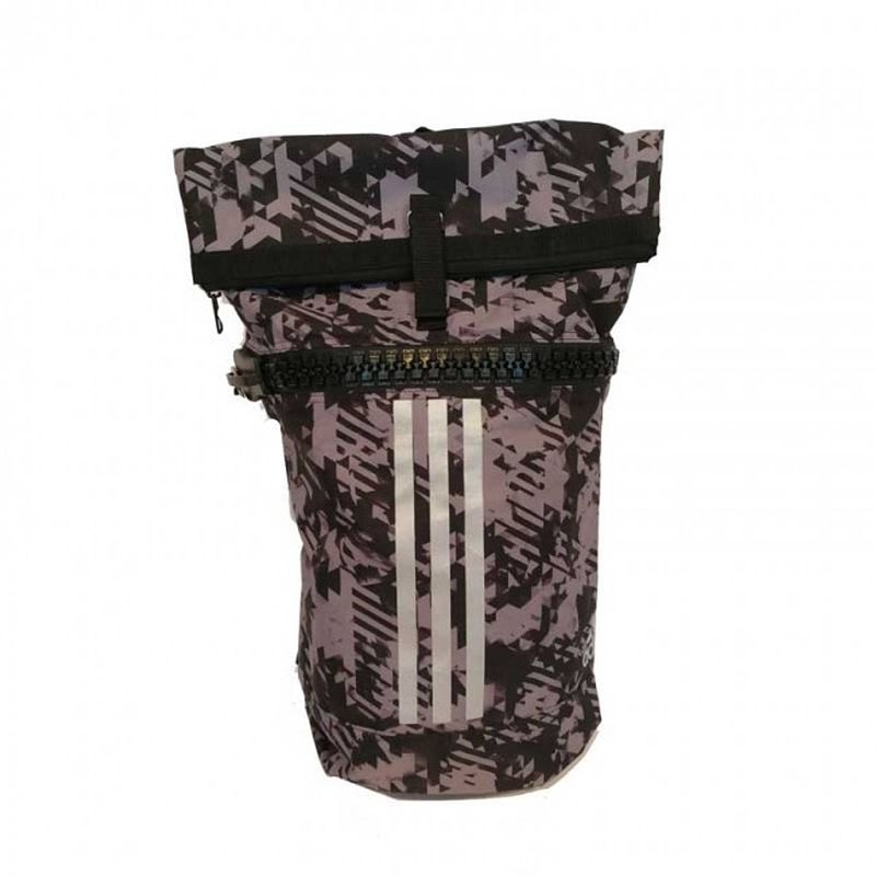 Foto van Adidas sporttas military combat zwart/ zilver camo 37 liter