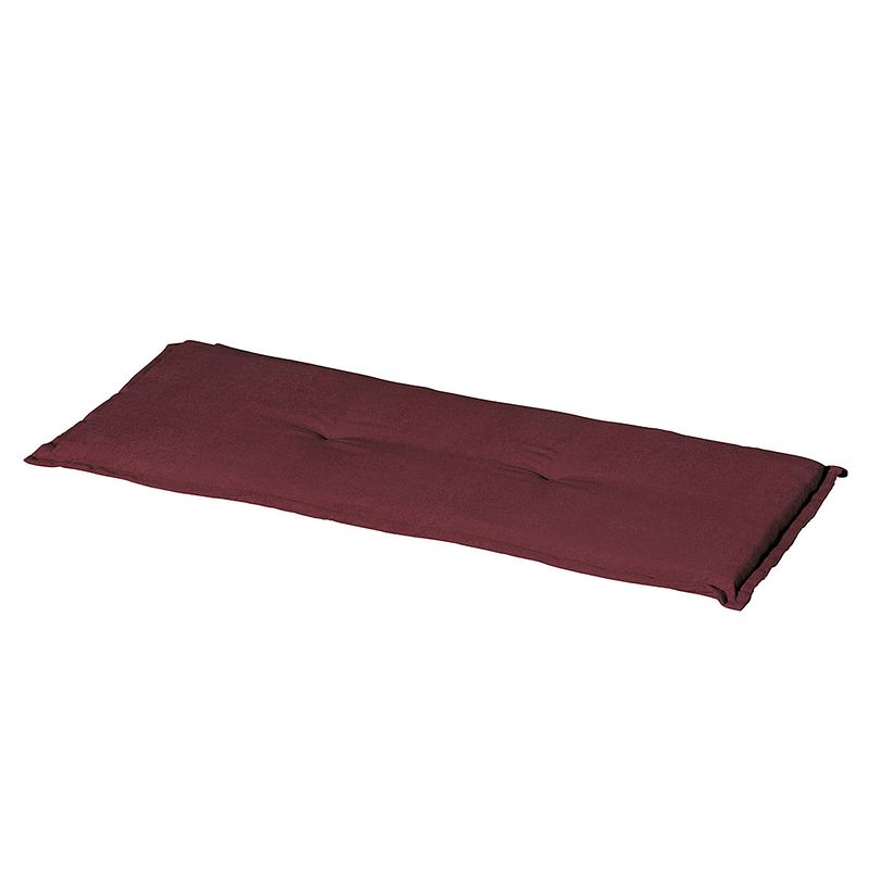 Foto van Madison - bankkussen - panama bordeaux - 120x48 - rood