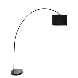 Foto van Steinhauer vloerlamp mexlite solva 7976zw zwart kap