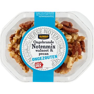 Foto van Jumbo ongebrande notenmix walnoot & pecan ongezouten 110g