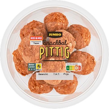 Foto van Jumbo snackbal pittig 135 g aanbieding bij jumbo | 3 voor 6.00