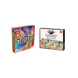 Foto van Spellenbundel - bordspel - 2 stuks - stratego junior & ganzenbord