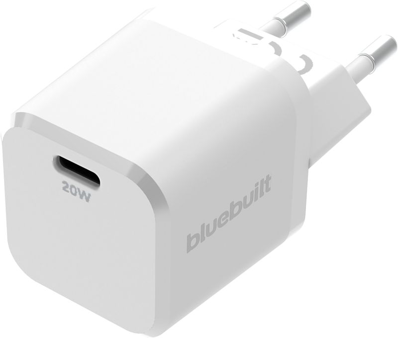 Foto van Bluebuilt power delivery oplader met usb c poort 20w wit