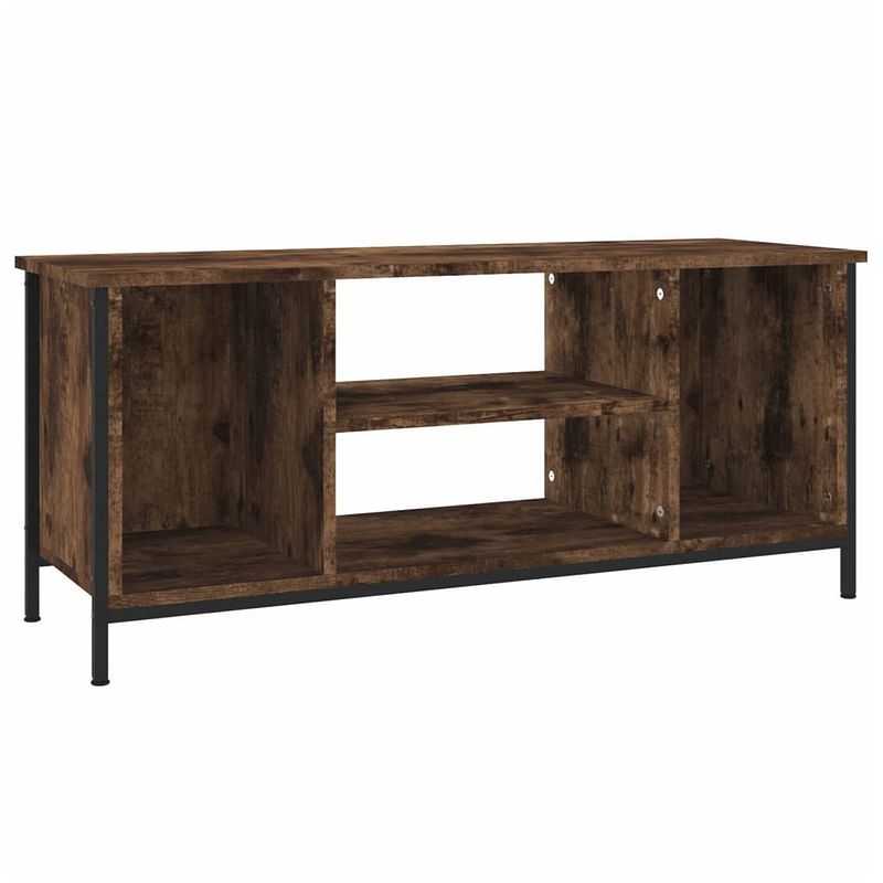 Foto van Vidaxl tv-meubel 102x35x45 cm bewerkt hout gerookt eikenkleurig