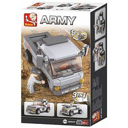 Foto van Sluban army: troepentransporter 3-in-1 (m38-b0537e)