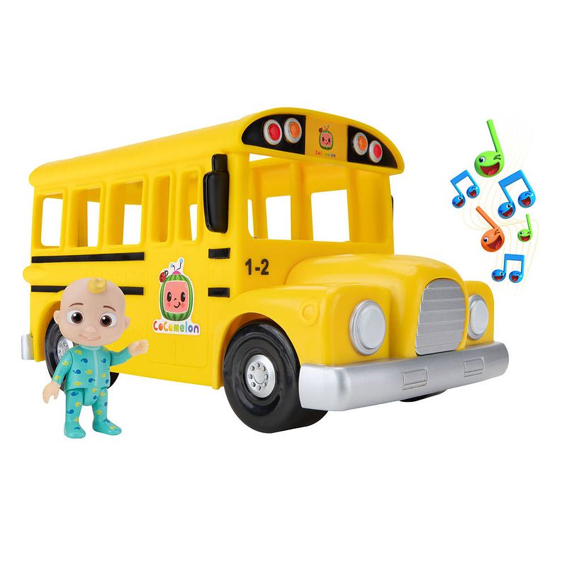 Foto van Cocomelon muzikale schoolbus - geel