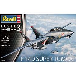 Foto van Revell modelbouwdoos f-14d super tomcat 26 cm schaal 1:72