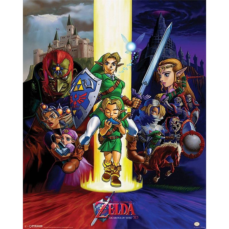 Foto van Pyramid the legend of zelda ocarina of time poster 40x50cm