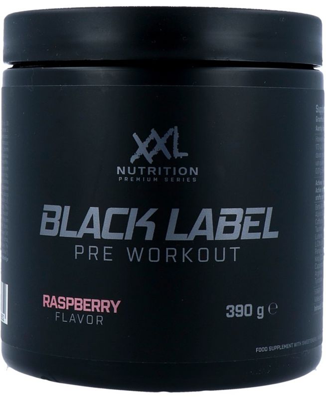 Foto van Xxl nutrition black label pre-workout - red fruit