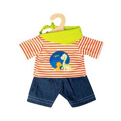 Foto van Heless babypoppenkleding junior 35-45 cm oranje 3-delig
