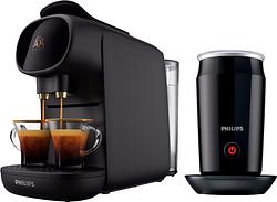 Foto van Philips l'or barista lm9012/60 zwart + melkopschuimer