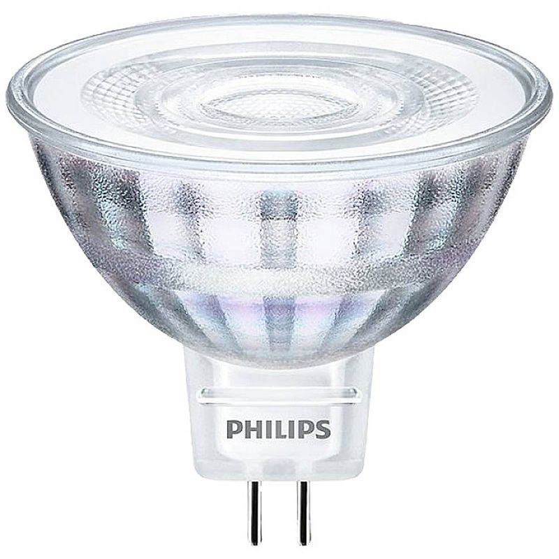 Foto van Philips lighting 30708700 led-lamp energielabel f (a - g) gu5.3 4.4 w = 35 w neutraalwit (ø x l) 51 mm x 46 mm 1 stuk(s)