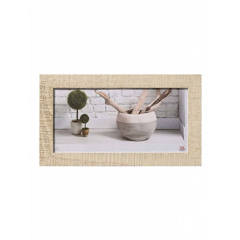 Foto van Walther design home houten fotolijst 30x15cm crème wit