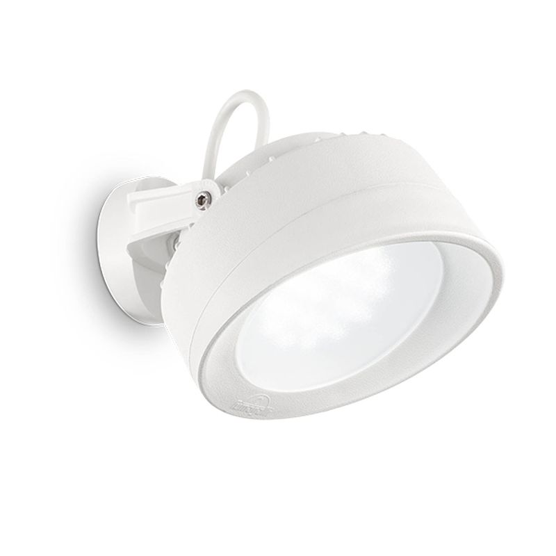 Foto van Moderne witte wandlamp - ideal lux tommy - gx53 fitting - 10w - sfeervolle binnenverlichting