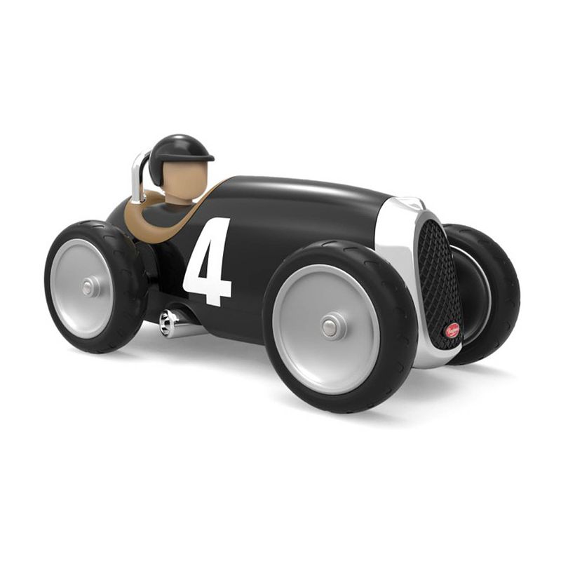 Foto van Baghera retro speelgoedauto racer black