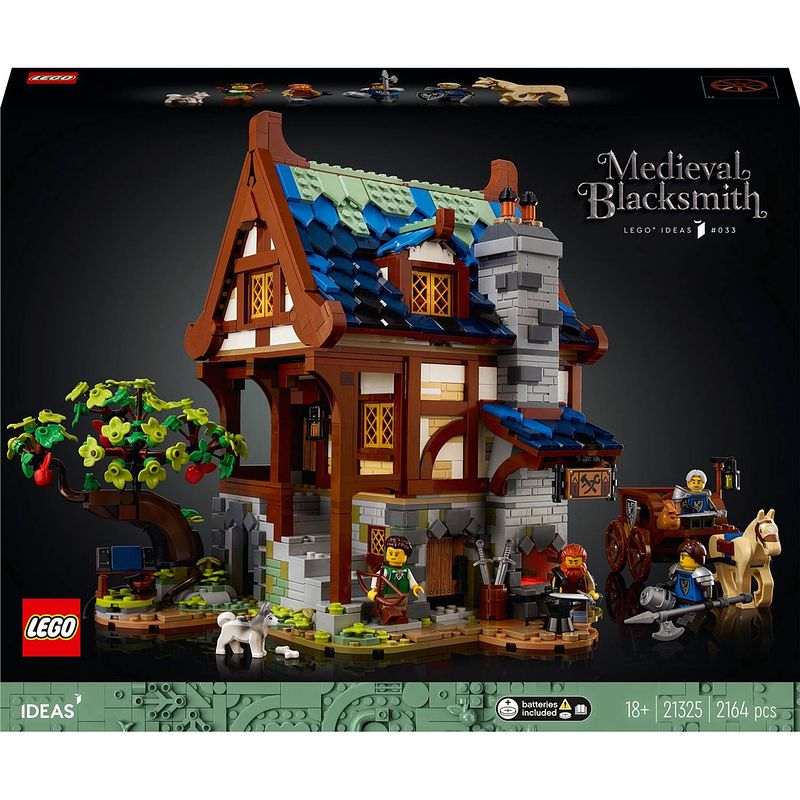 Foto van Lego ideas middeleeuwse smid - 21325