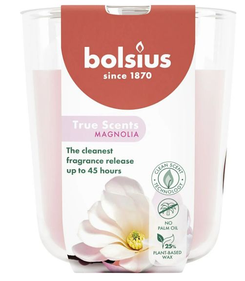 Foto van Bolsius geurkaars true scents magnolia