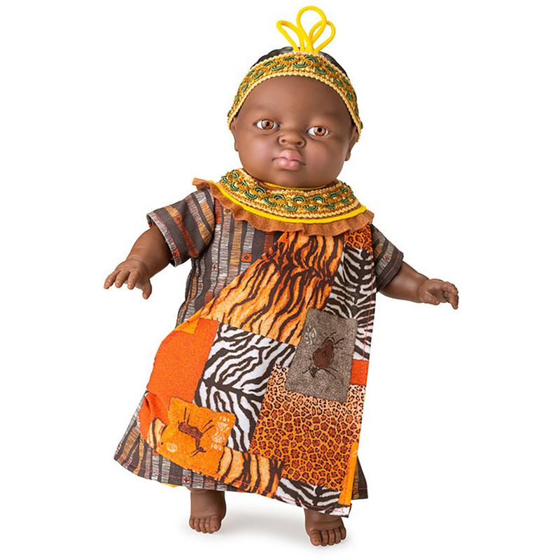 Foto van Berjuan babypop friends of the world 38 cm meisjes oranje