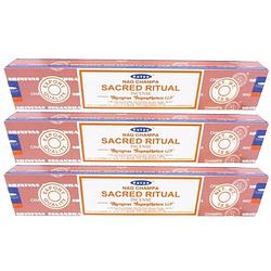 Foto van 3x nag champa wierook sacred ritual 15 gram - wierookstokjes