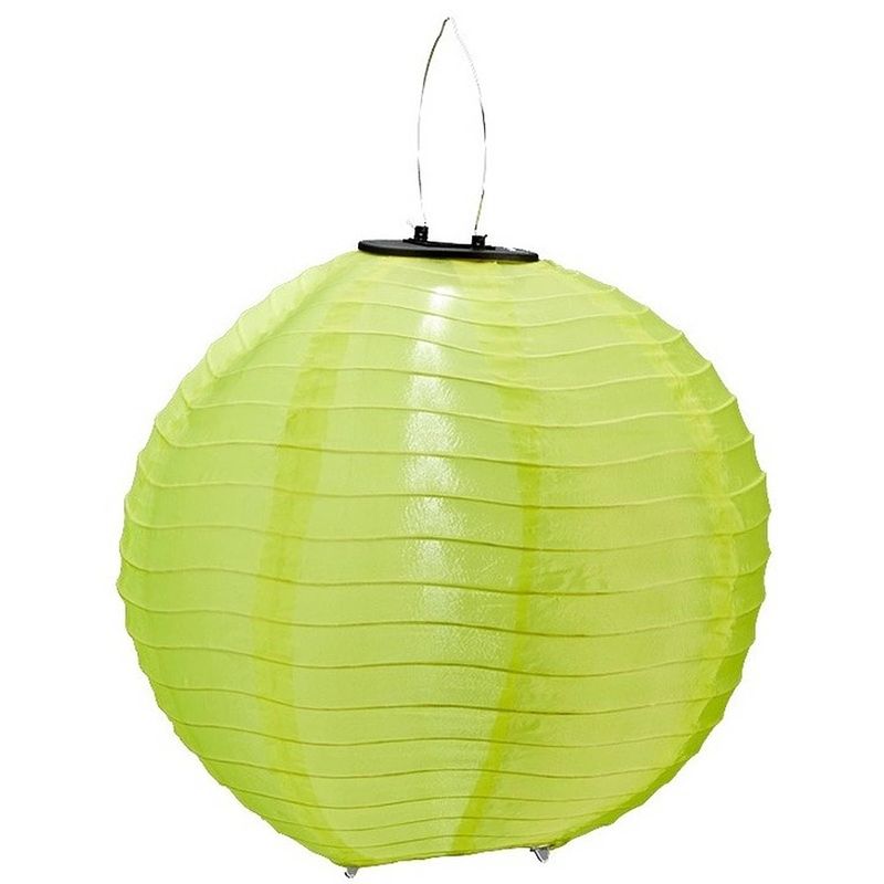 Foto van Lampionnen op zonne energie groen 30 cm - lampionnen