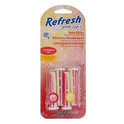 Foto van Refresh your car luchtverfrisser geursticks strawberry 4 stuks