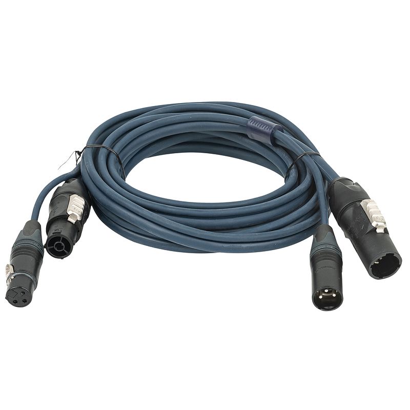 Foto van Dap fp-13 hybride kabel powercon true1 - 3p xlr 6 meter